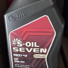 Масло моторное S-OIL 7  RED  #9  SP  5W30  (1л), синтетика (1/12)